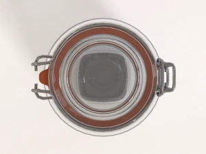 glass jar - medium 3D Model
