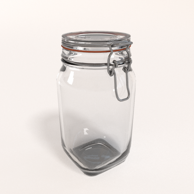 glass jar - big 3D मॉडल .c4d .max .obj .3ds .fbx .stl .blend 