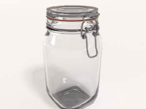 glass jar - big 3D Модель