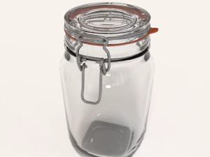 glass jar - big 3D Model