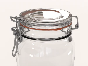 glass jar - big 3D Model