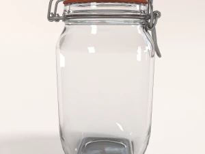 glass jar - big 3D Model