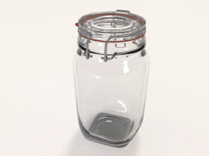 glass jar - big 3D Model