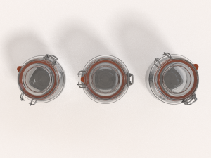 glass jar pack Modelo 3D