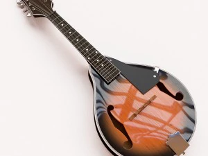 mandolin Model 3D