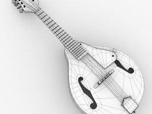 mandolin 3D 模型