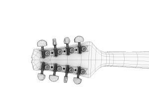 mandolin 3D 模型