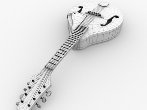 mandolin 3D 模型