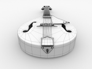 mandolin 3D 模型