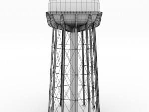 water tower of thomaston Model 3D