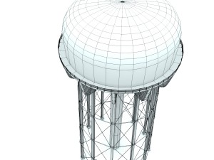 water tower of thomaston Model 3D