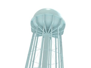 water tower of thomaston Model 3D