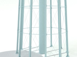 water tower of thomaston Model 3D