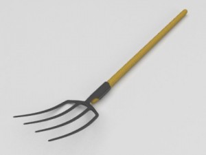 garden tools set 3Dモデル