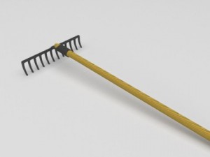 garden tools set 3Dモデル