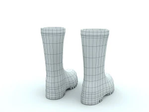 flamingo wellies 3D Model