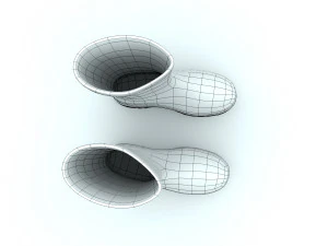 flamingo wellies 3D Model