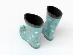 flamingo wellies 3D Model