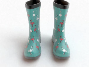flamingo wellies 3D Model
