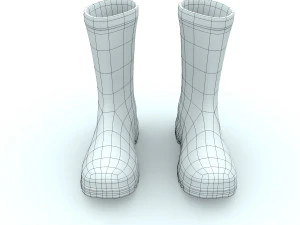 flamingo wellies 3D Model