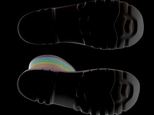 striped wellies 3D Модель