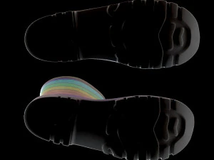 striped wellies 3D Model