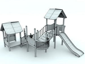 climbing castle 3D 模型