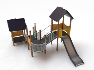 climbing castle 3D 模型