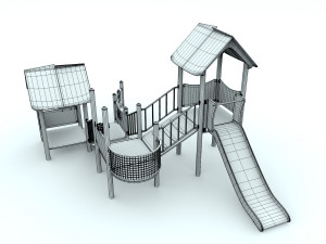 climbing castle 3D 模型