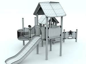 climbing castle 3D 模型