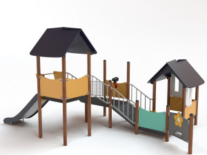 climbing castle 3D 模型