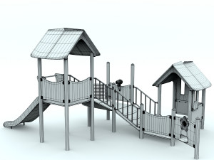 climbing castle 3D 模型