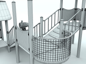 climbing castle 3D 模型