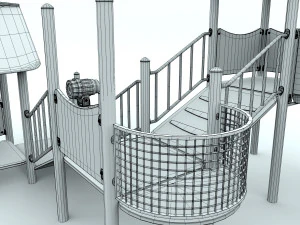 climbing castle 3D Model