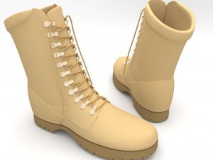 hiking boots 3D Model