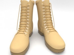 hiking boots 3D Model