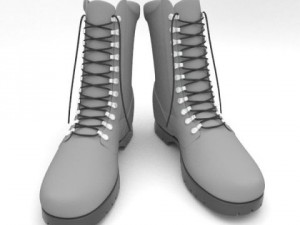 hiking boots 3D Model