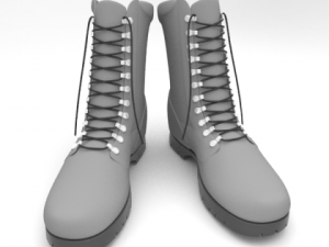 hiking boots 3D Model