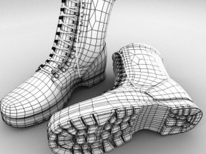 hiking boots 3D Model