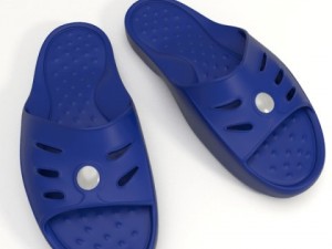 shower slippers 3D Model