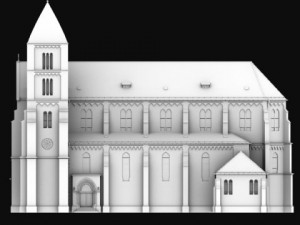 neoromanesque church 3D Model