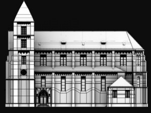 neoromanesque church 3D Model