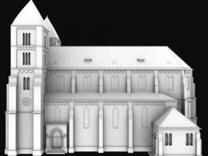 neoromanesque church 3D Model
