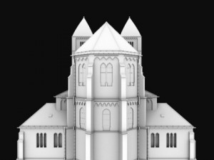 neoromanesque church 3D Model