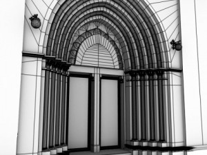 neoromanesque church 3D Model