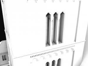 neoromanesque church 3D Model