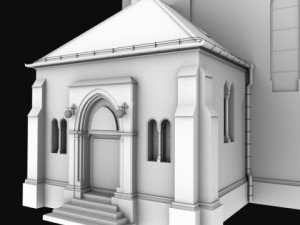 neoromanesque church 3D Model