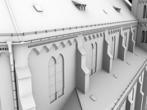 neoromanesque church 3D Model