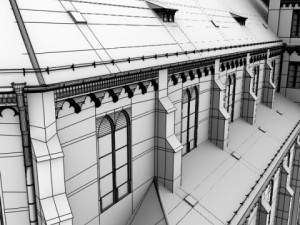 neoromanesque church 3D Model