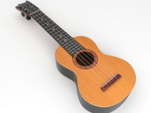 ukulele 3D Model